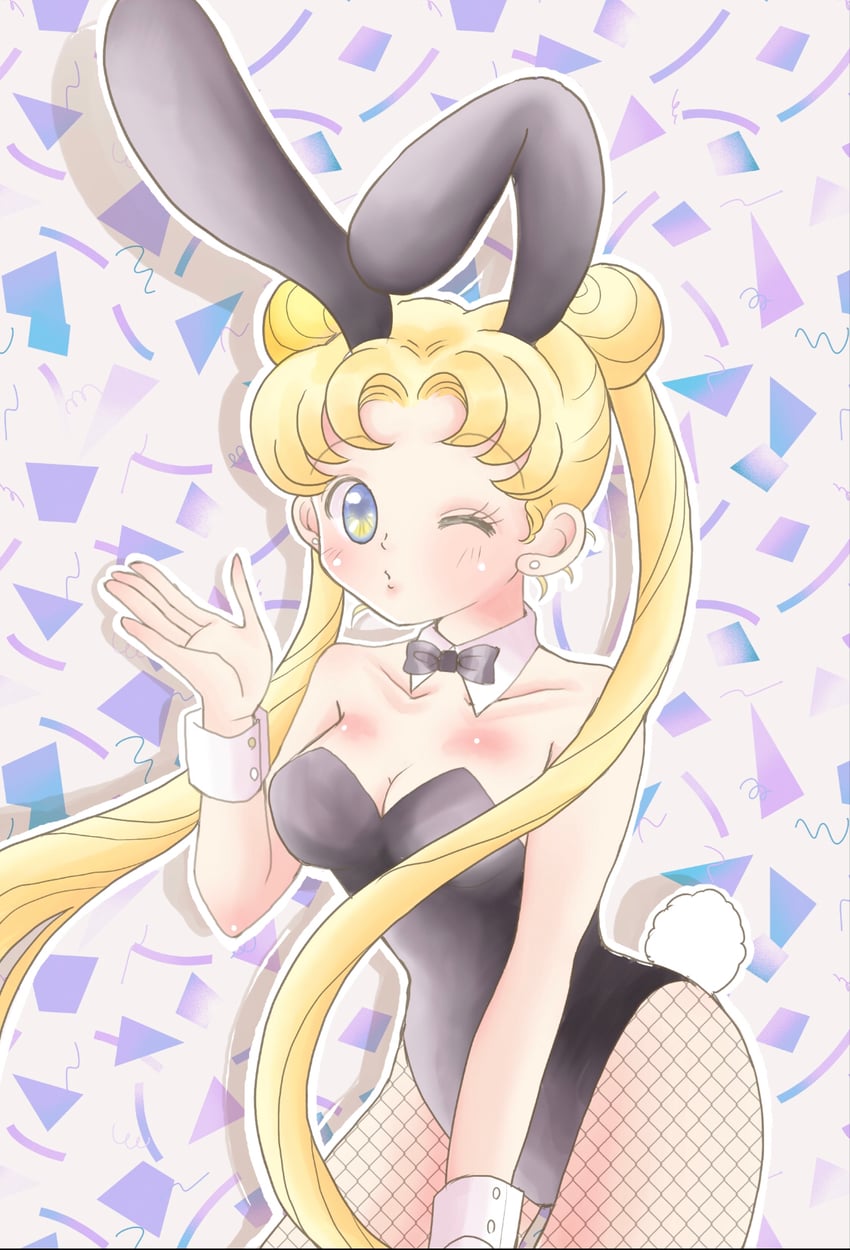tsukino usagi (bishoujo senshi sailor moon) drawn by hayashi_mofurun