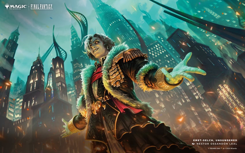 emet-selch (final fantasy and 2 more) drawn by nestor_ossandon