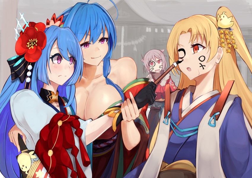 st. louis, cleveland, helena, and montpelier (azur lane) drawn by marshall_k