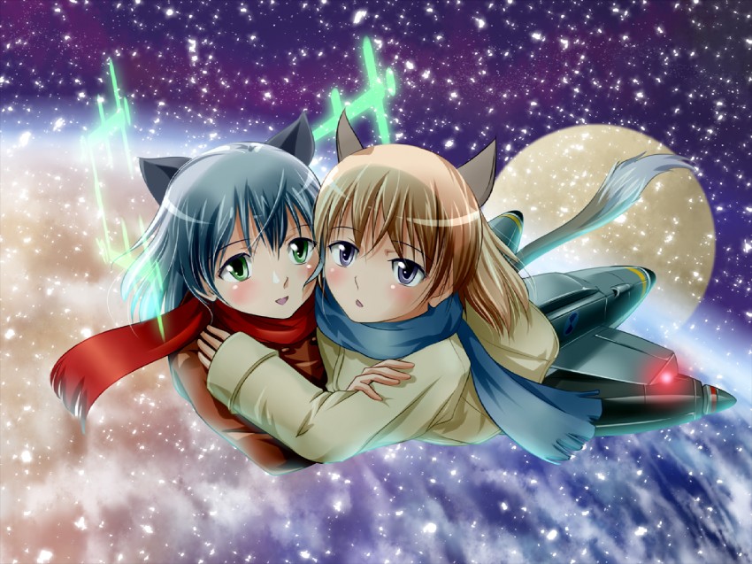 sanya v. litvyak and eila ilmatar juutilainen (world witches series and 1 more) drawn by fenderu