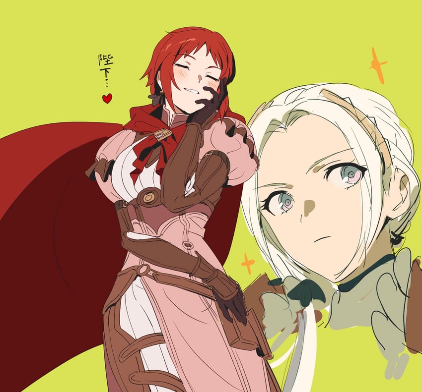 edelgard von hresvelg and monica von ochs (fire emblem and 2 more) drawn by nakmini
