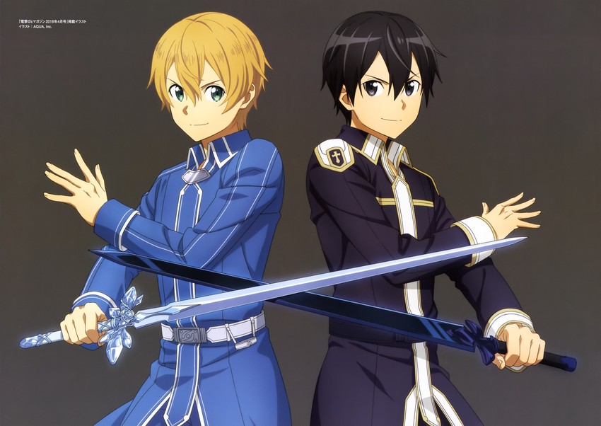 kirito and eugeo (sword art online and 1 more)