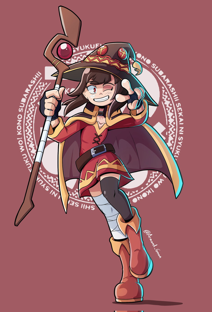 megumin (kono subarashii sekai ni shukufuku wo!) drawn by pringus_mcdingus