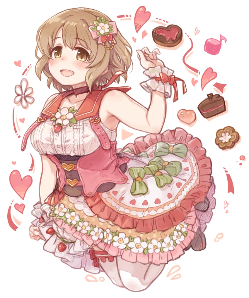 mimura kanako (idolmaster and 1 more) drawn by 7010