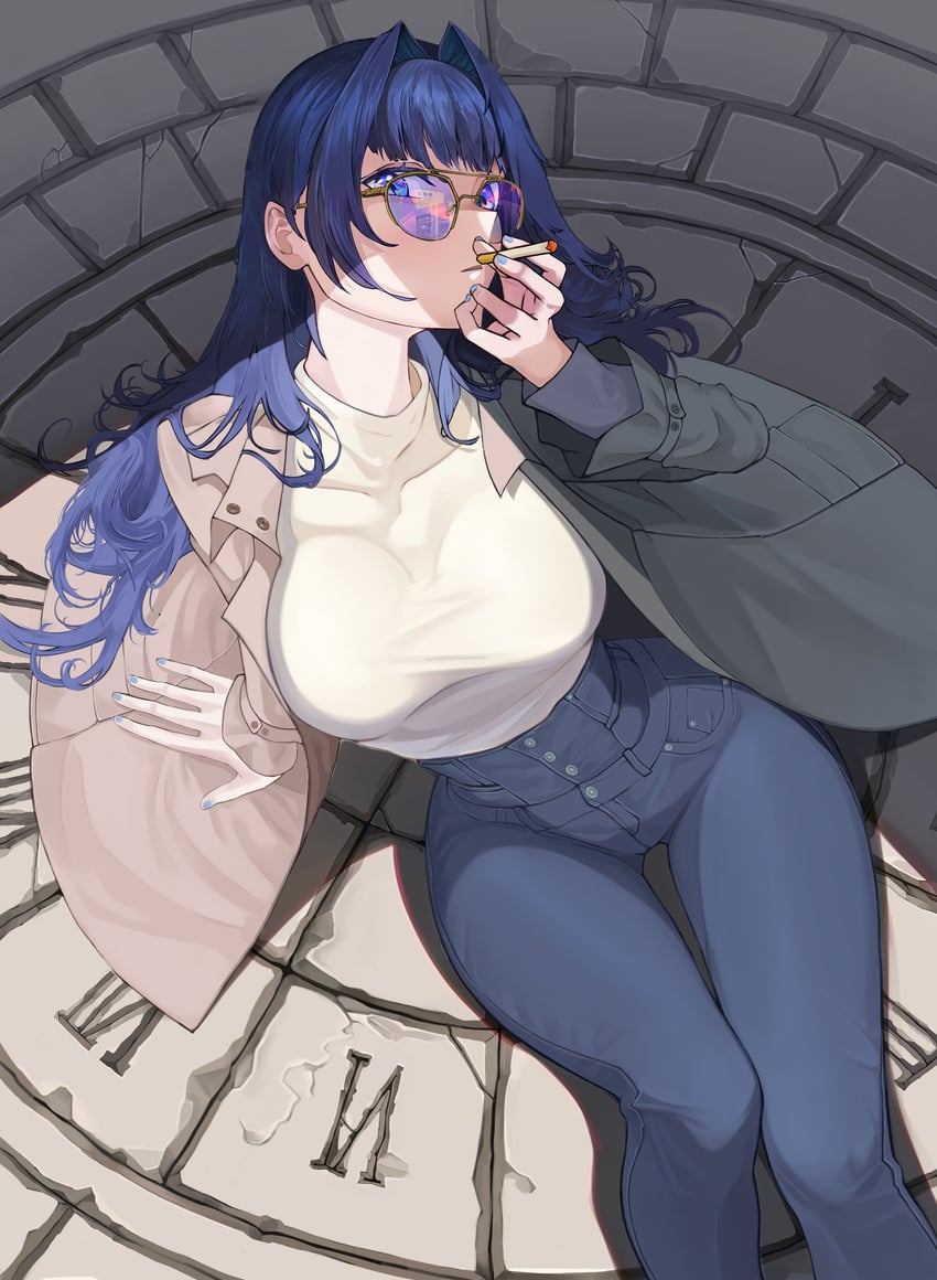 ouro kronii (hololive and 1 more) drawn by aries991