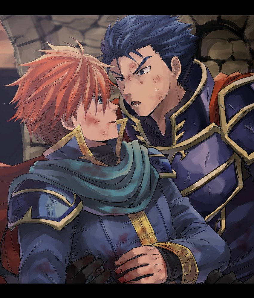 eliwood and hector (fire emblem and 1 more) drawn by kometubu0712