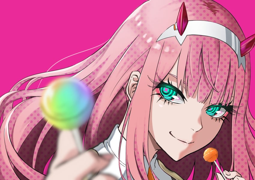 zero two (darling in the franxx) drawn by otomi_yuki