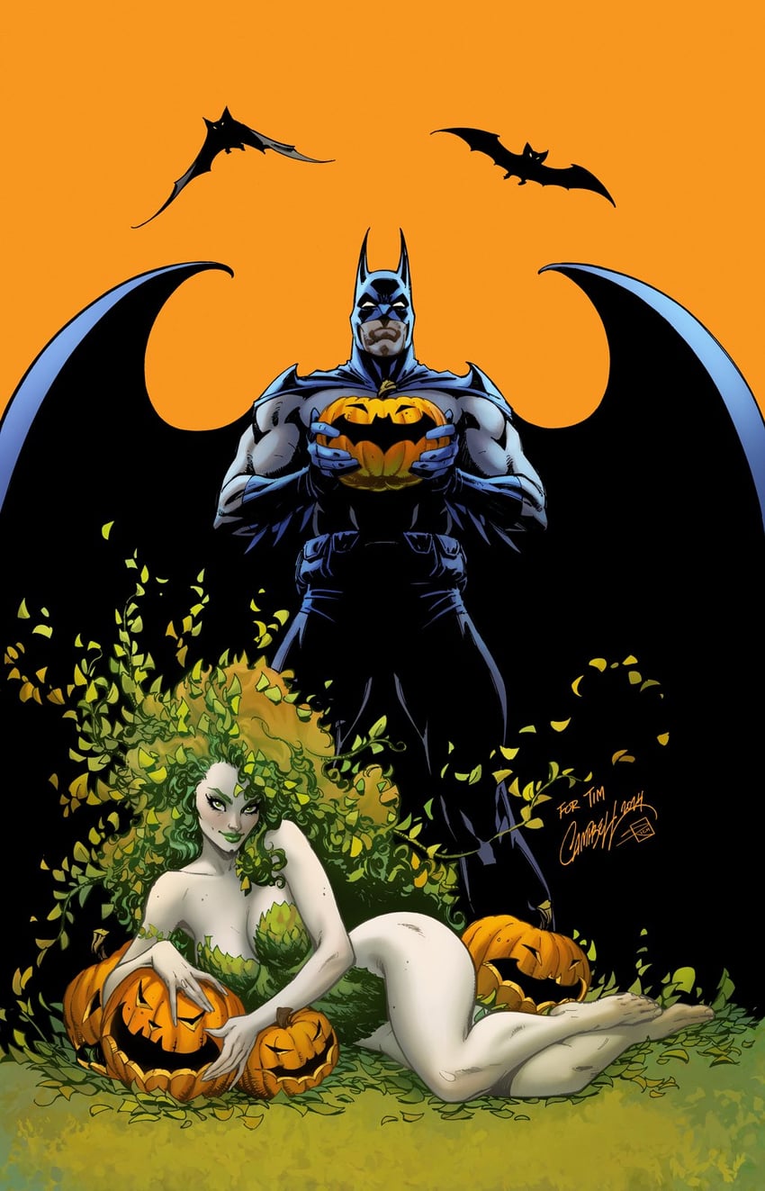 batman and poison ivy (dc comics and 1 more) drawn by j._scott_campbell and sabine_rich