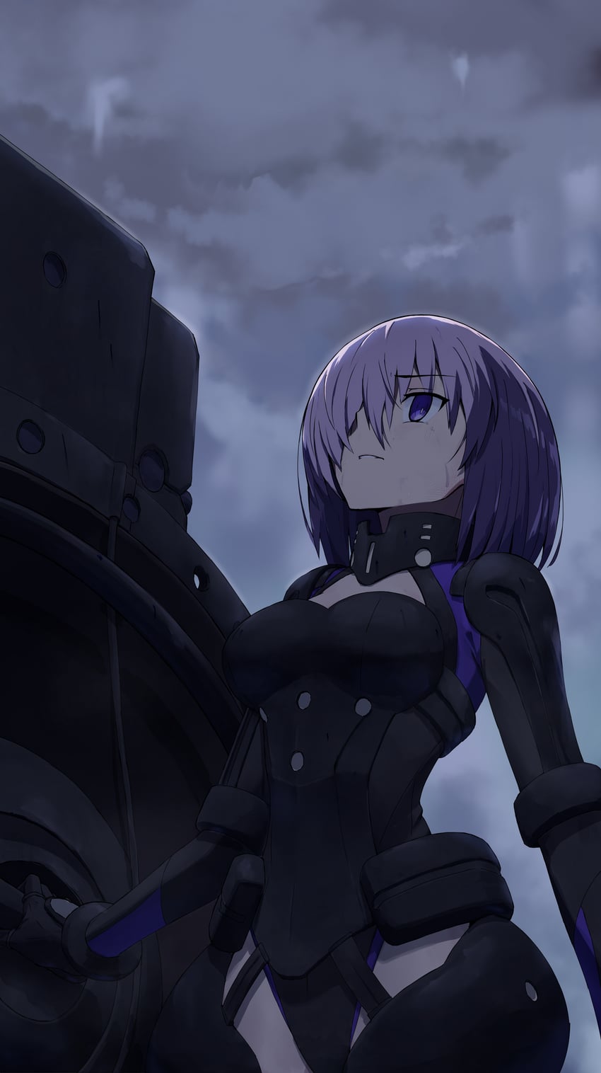 mash kyrielight (fate and 1 more) drawn by tsukinaga