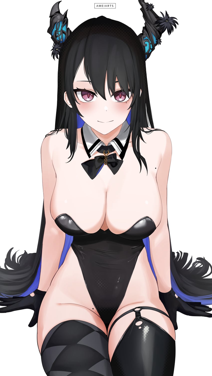 nerissa ravencroft (hololive and 1 more) drawn by ameiarts