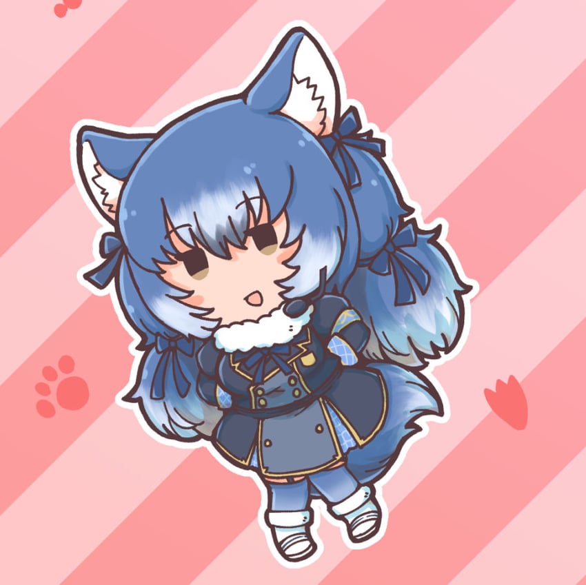 dire wolf (kemono friends and 1 more) drawn by numazoko_namazu