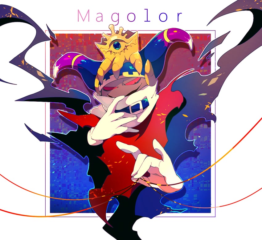 magolor and traitor magolor (kirby) drawn by shirushiki