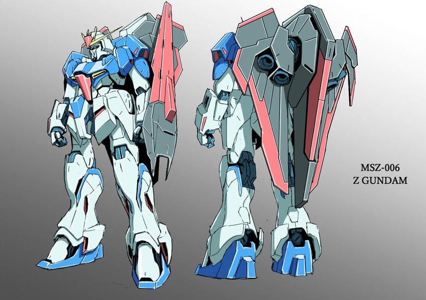 zeta gundam (original and 2 more) drawn by teikoku_jokyoku