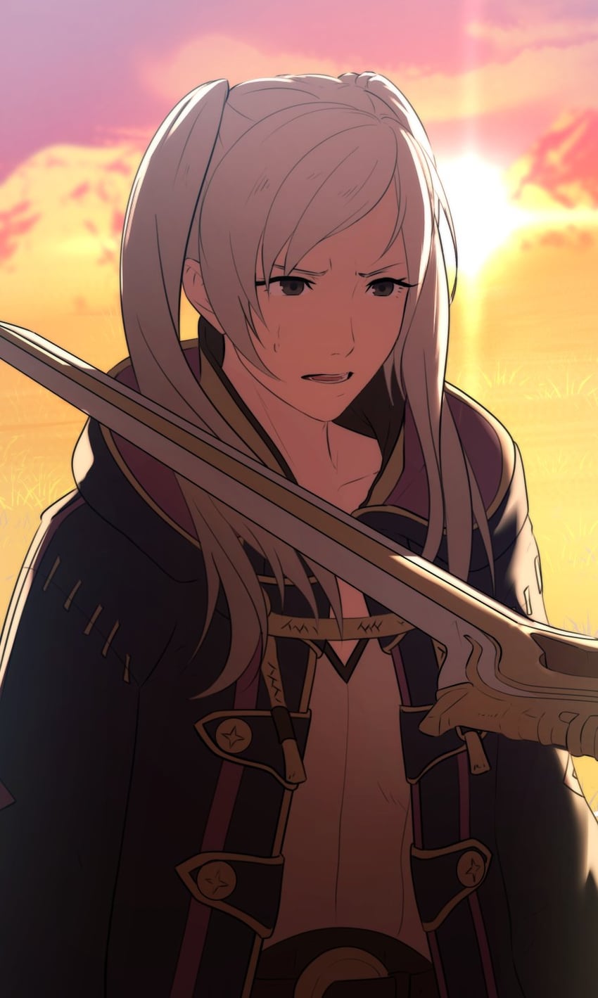 female robin (fire emblem and 1 more) drawn by vibratix