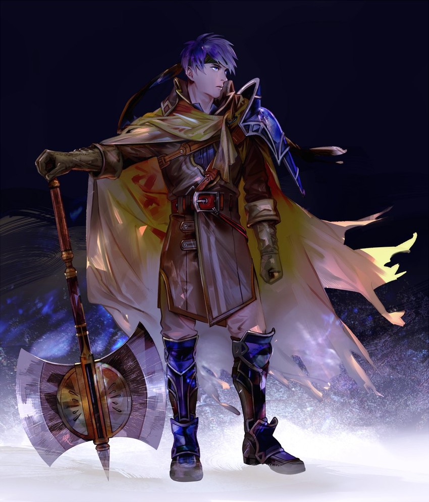 greil and ike (fire emblem and 2 more) drawn by saiga_tokihito