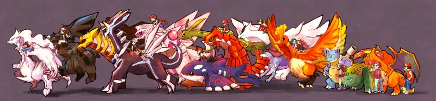 pikachu, dawn, may, hilda, red, and 20 more (pokemon and 7 more) drawn by kabocha_torute