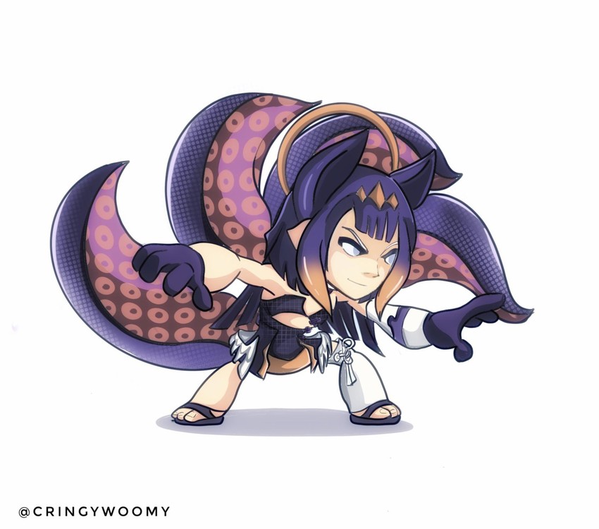 ninomae ina'nis and yumiko (hololive and 2 more) drawn by cringywoomy
