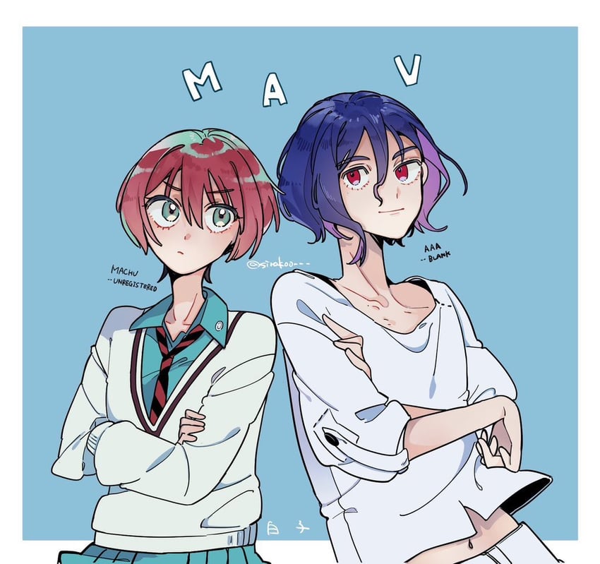amate yuzuriha and shuji ito (gundam and 1 more) drawn by sirakoo