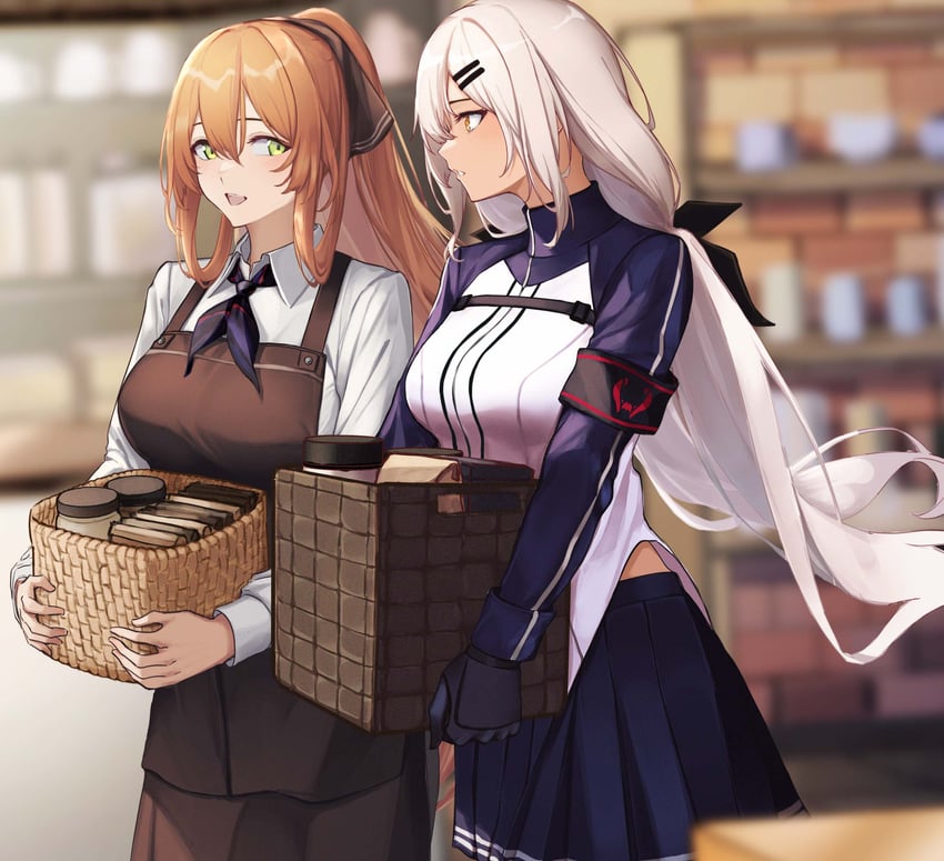 springfield and m590 (girls' frontline) drawn by 3_small_spiders