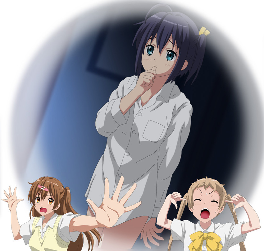 takanashi rikka, nibutani shinka, and dekomori sanae (chuunibyou demo koi ga shitai!) drawn by cp9a