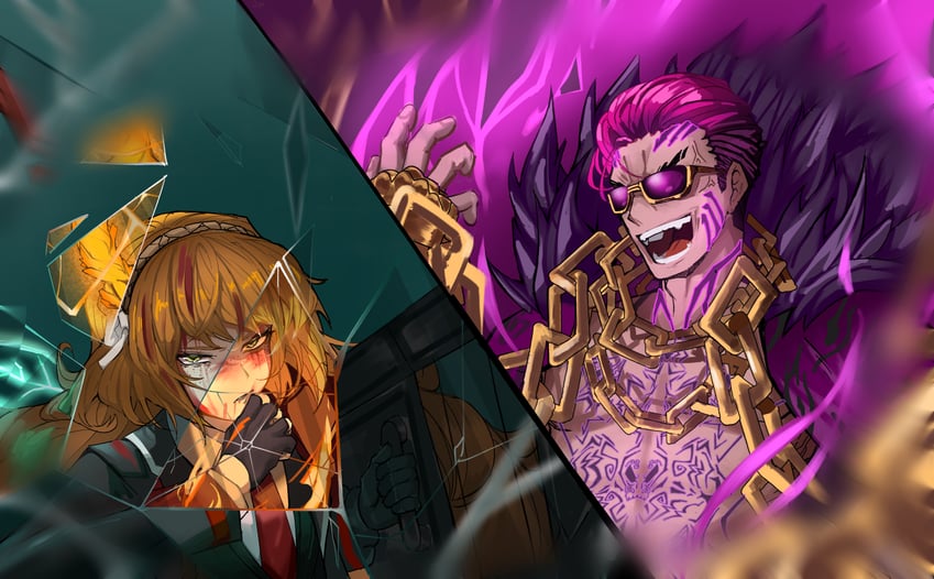 ishmael and ricardo (project moon and 1 more) drawn by lannfo