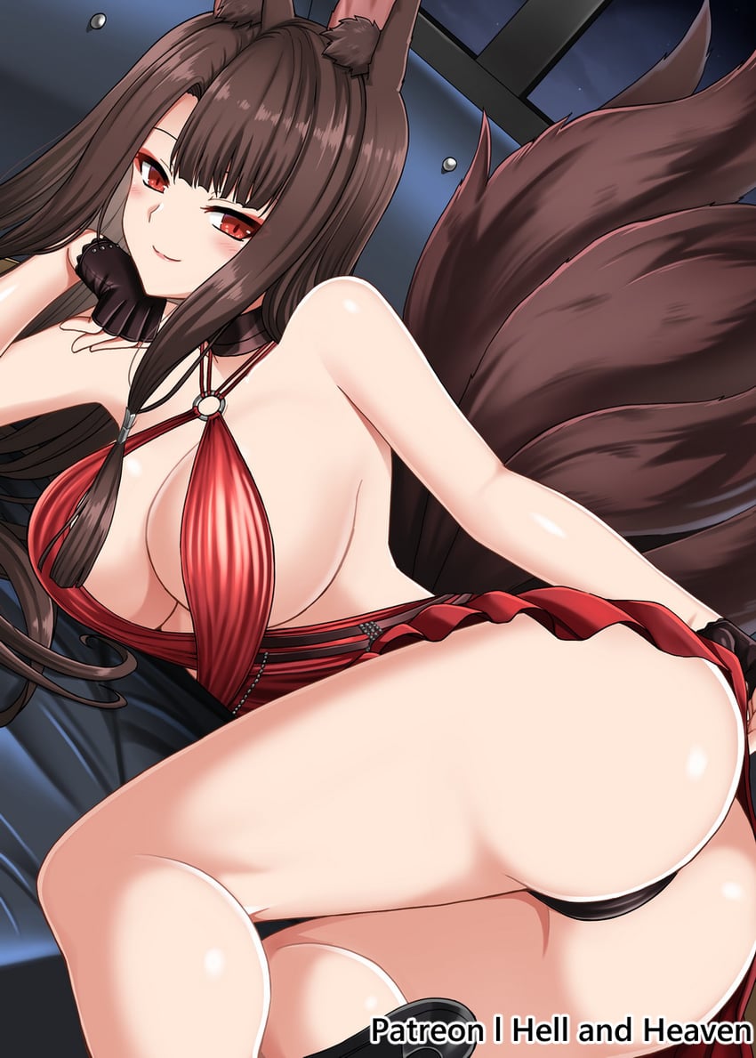 akagi (azur lane) drawn by hellandheaven