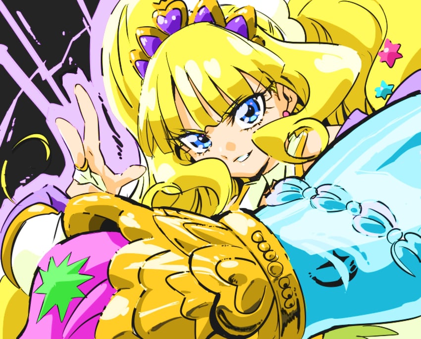 kasai amane and cure finale (precure and 1 more) drawn by yoshiyama_yuu