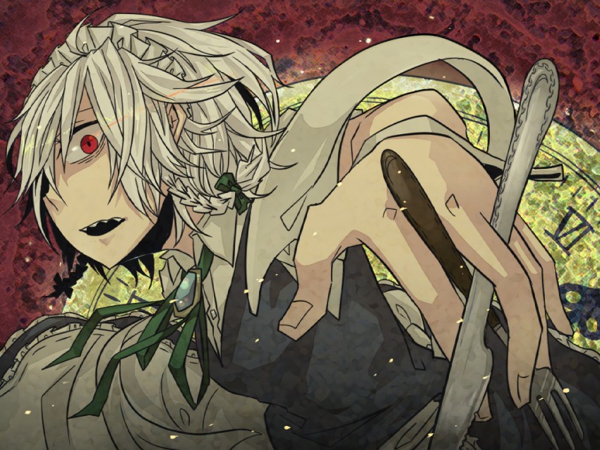 izayoi sakuya (touhou) drawn by daina_(encore62)
