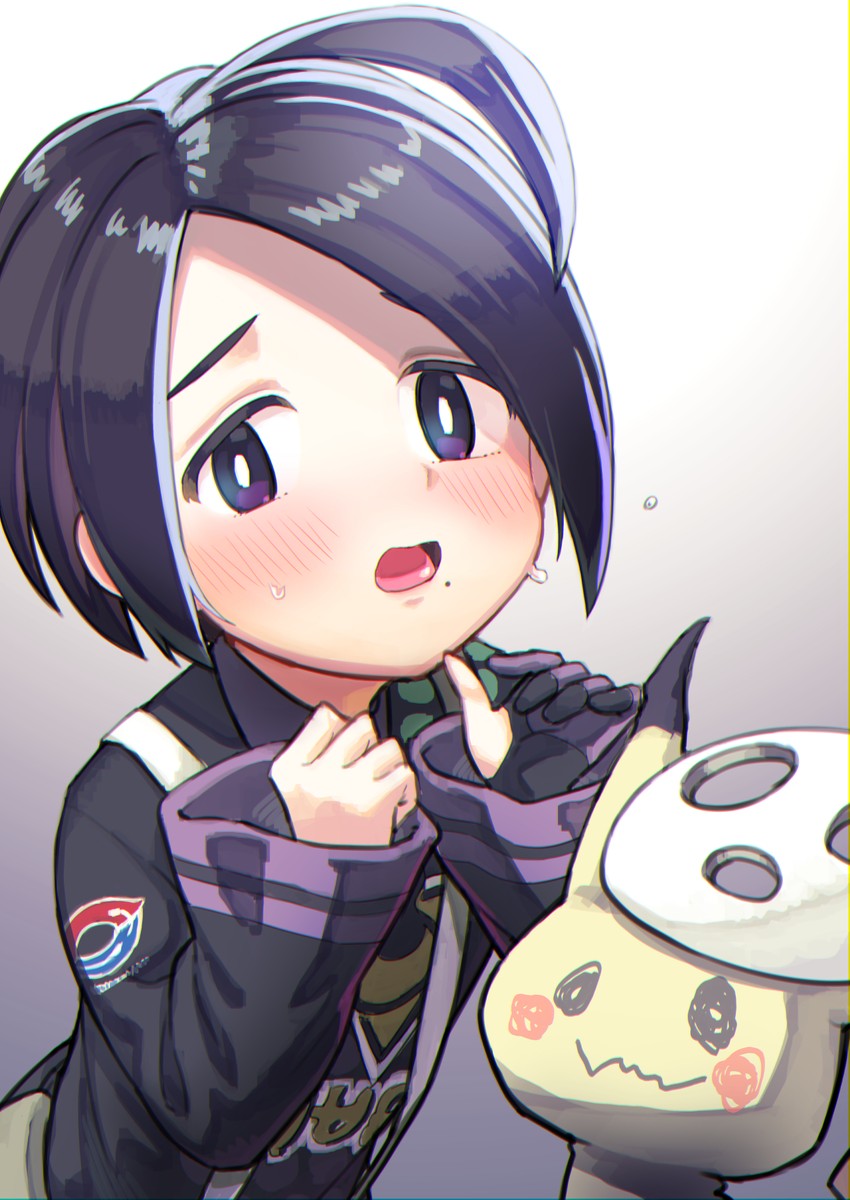 mimikyu and allister (pokemon and 1 more) drawn by hiiro_5-sai