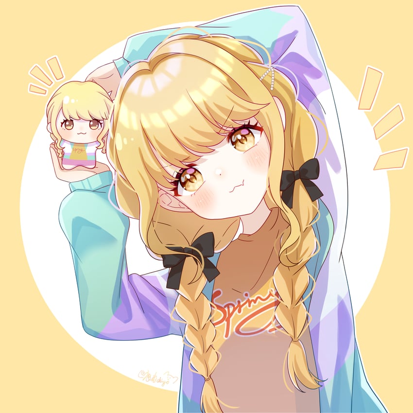 fujita kotone (idolmaster and 1 more) drawn by ximilulu
