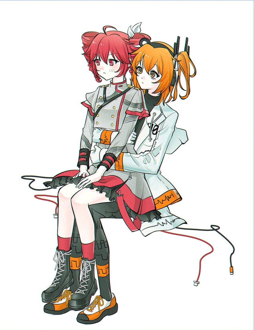 kasane teto and adachi rei (utau and 2 more) drawn by yu_g_yup