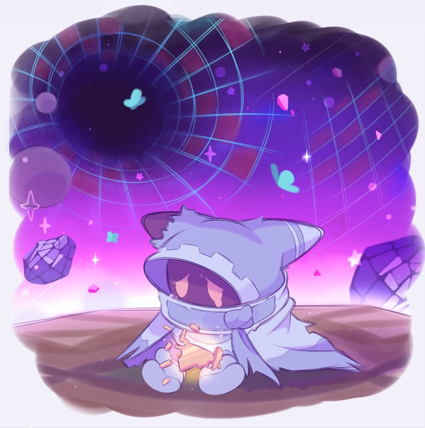 magolor and interdimensional magolor (kirby and 3 more) drawn by fafameow