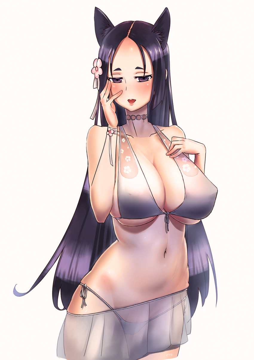 minamoto no raikou and atago (fate and 2 more) drawn by carbon12th
