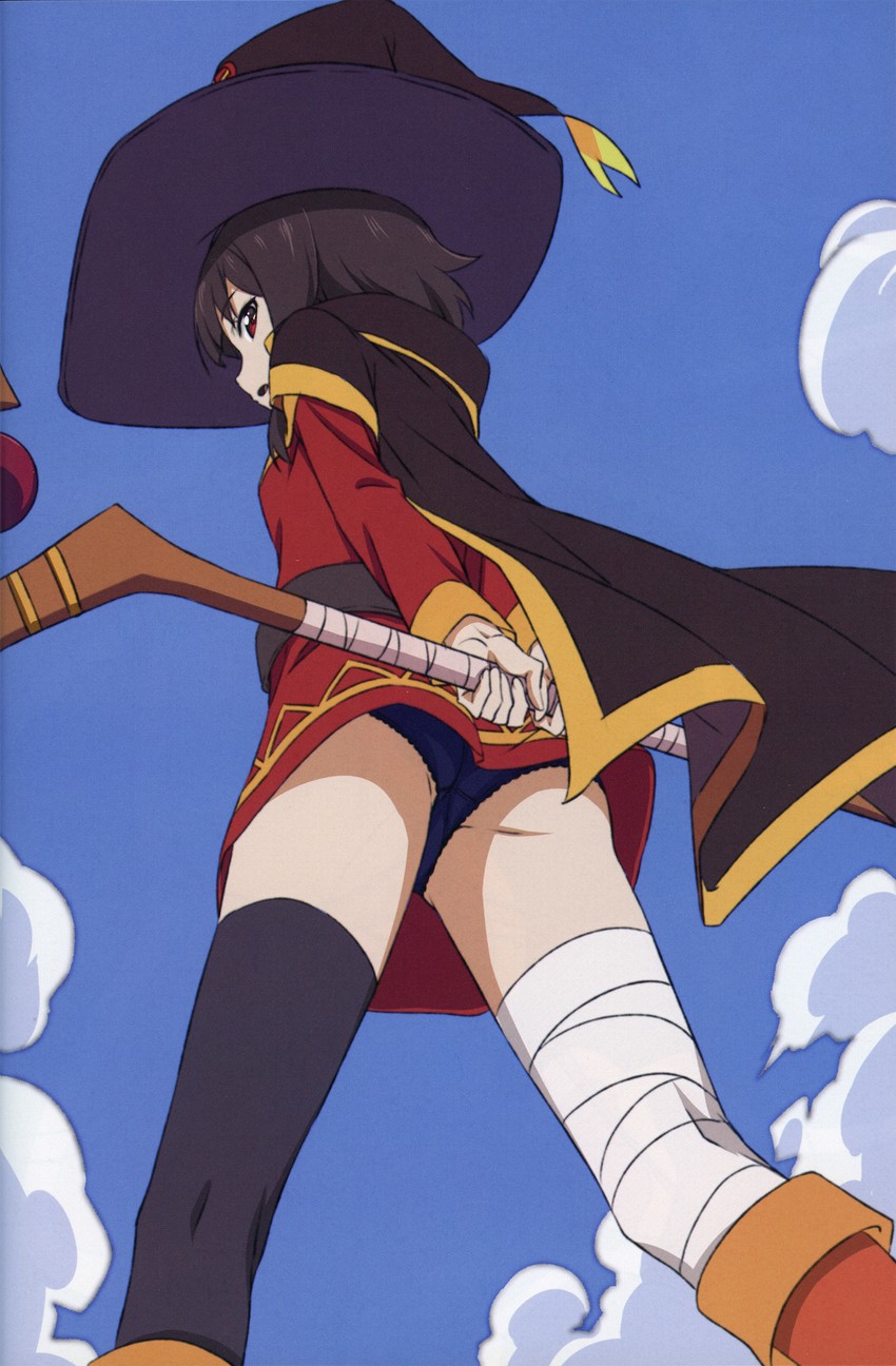 megumin (kono subarashii sekai ni shukufuku wo!) drawn by yamamoto_shuuhei