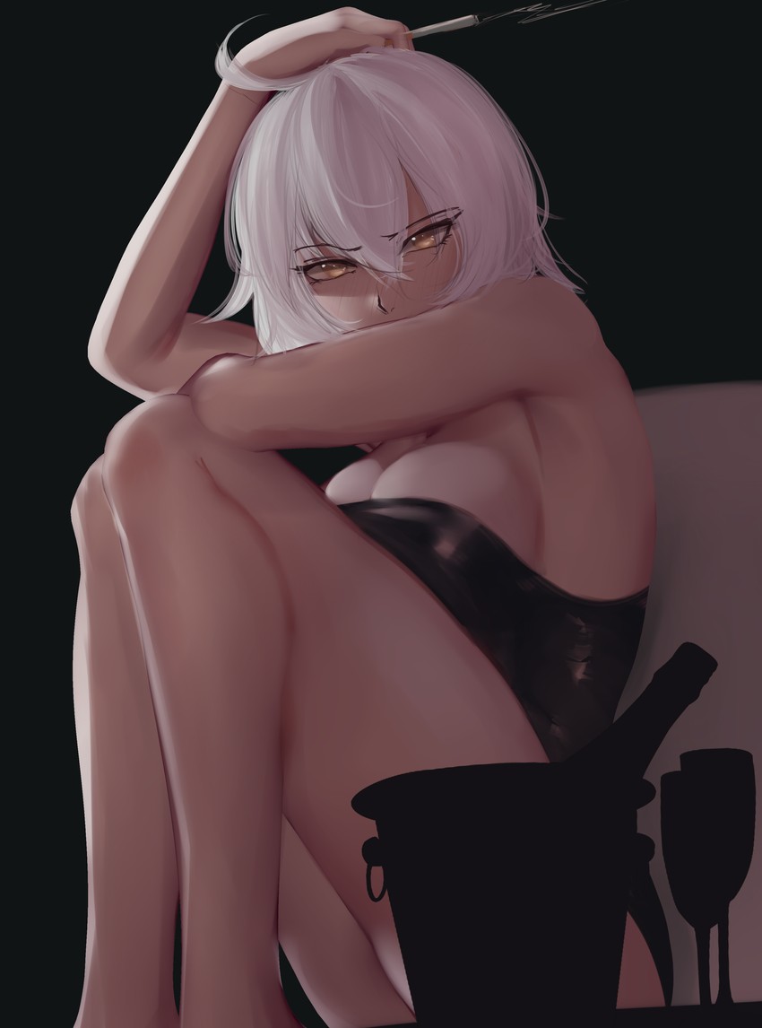 jeanne d'arc alter (fate and 1 more) drawn by zaki_(zaki_btw)