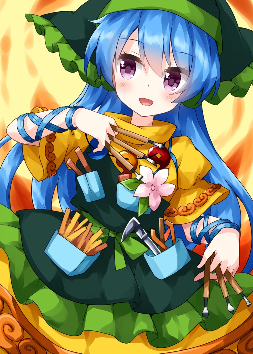 haniyasushin keiki (touhou) drawn by ruu_(tksymkw)