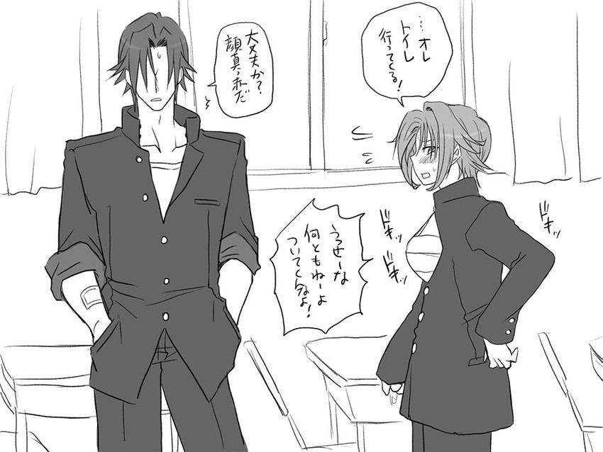 igarashi kyou and hasumi souji (seitenkango. shinyuu to) drawn by eroe