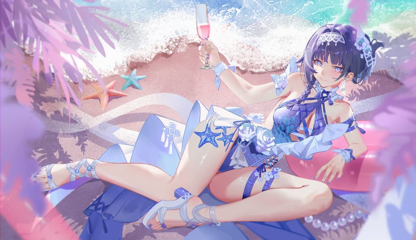raiden mei (honkai and 1 more) drawn by comet-c