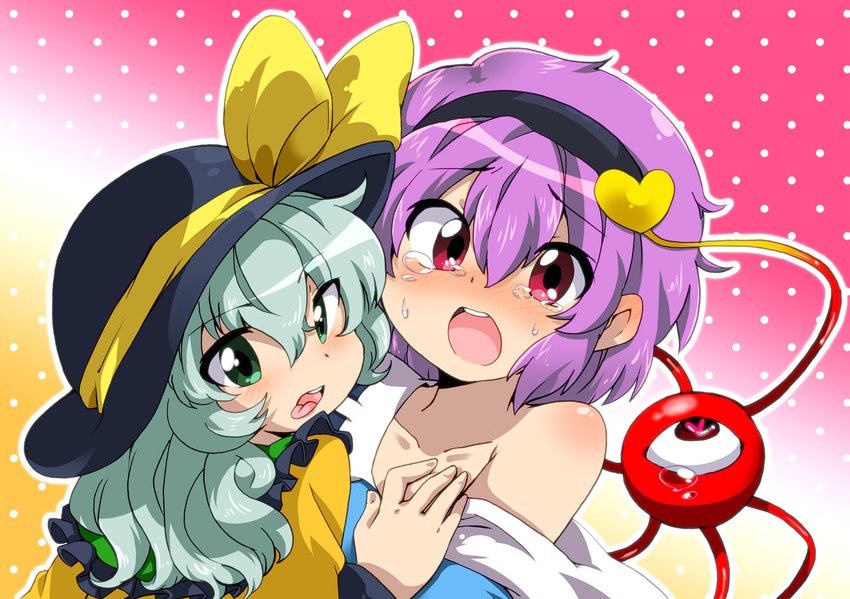 komeiji koishi and komeiji satori (touhou) drawn by eromame