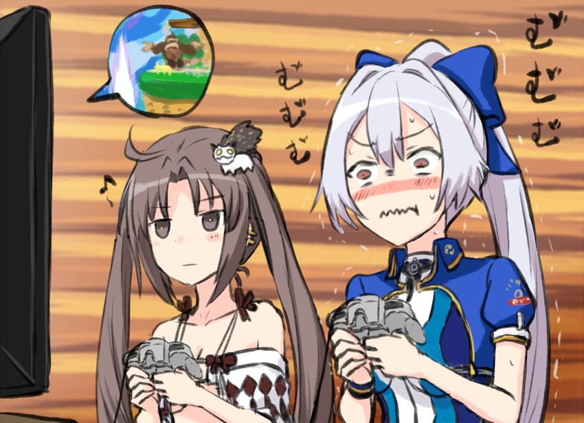tomoe gozen, yu mei-ren, and donkey kong (fate and 4 more) drawn by engiyoshi