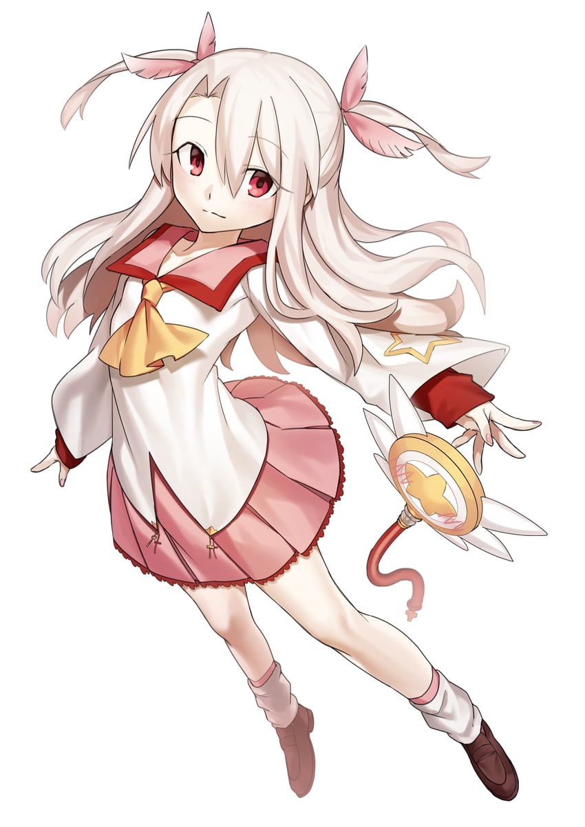 illyasviel von einzbern, prisma illya, and magical ruby (fate and 1 more) drawn by ameman
