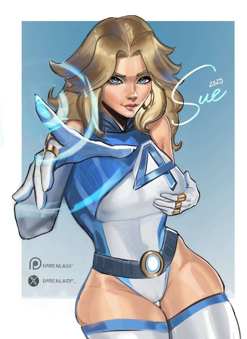 sue storm (marvel and 2 more) drawn by realaop