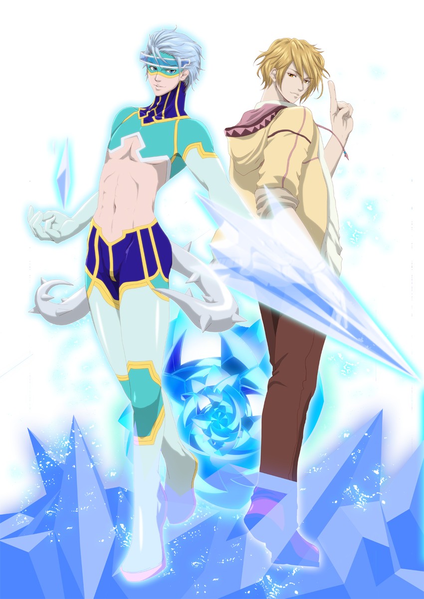 karina lyle and blue rose (tiger & bunny) drawn by okiron