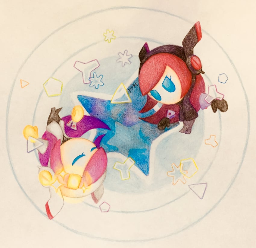 susie and parallel susie (kirby and 1 more) drawn by melondaisuki210