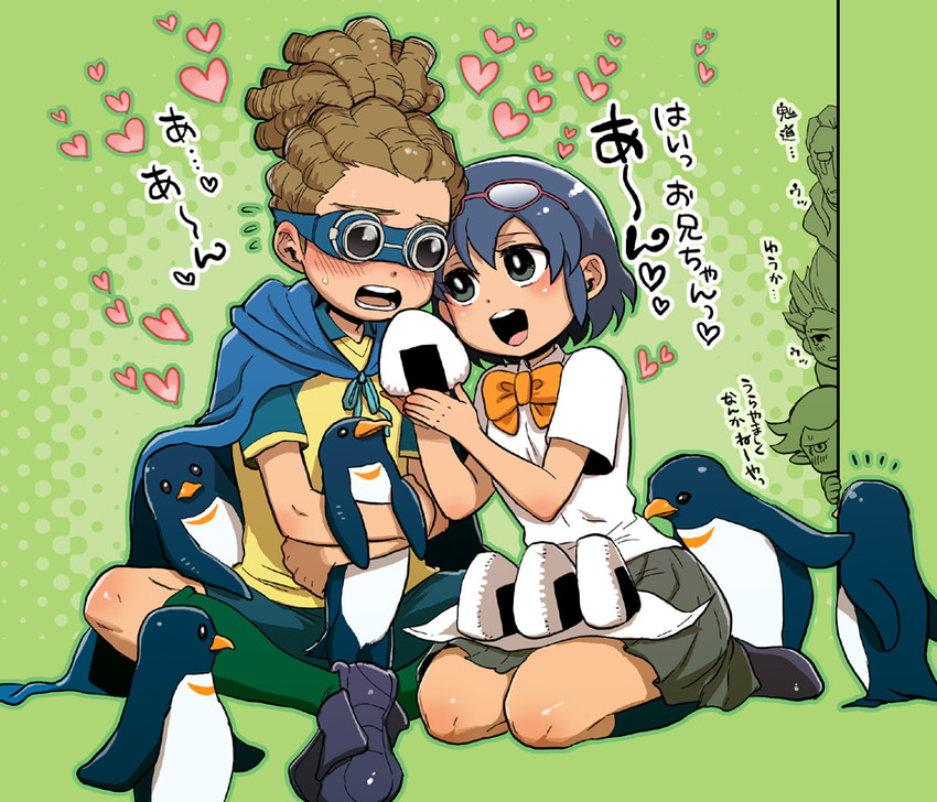 kidou yuuto, gouenji shuuya, otonashi haruna, kogure yuuya, and kageyama reiji (inazuma eleven) drawn by dogdogdog