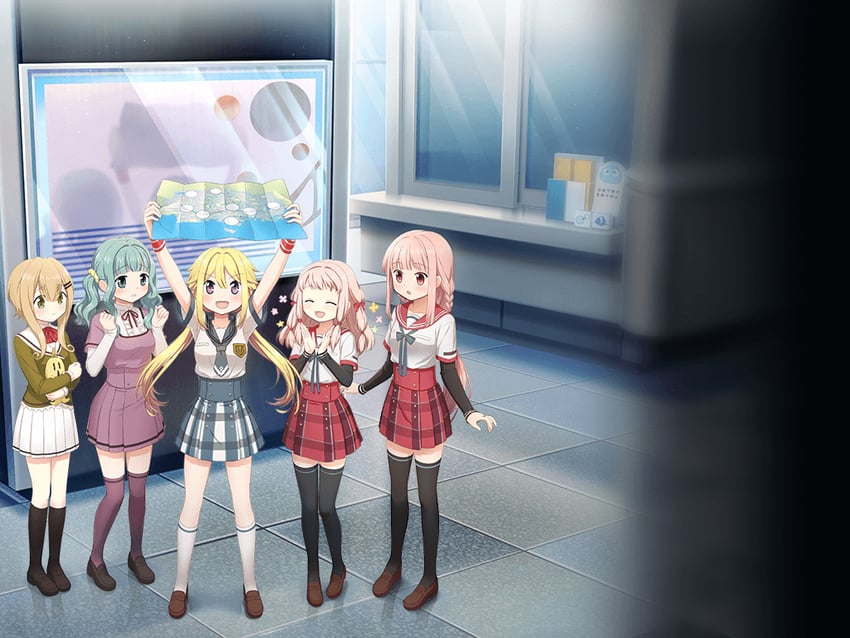 tamaki iroha, futaba sana, tamaki ui, mitsuki felicia, and satori kagome (mahou shoujo madoka magica and 1 more)