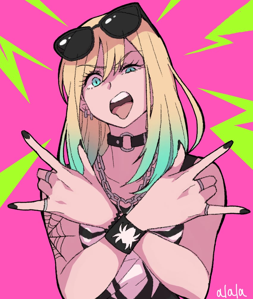 gwen stacy (marvel and 1 more) drawn by sushi_pizza_rrr
