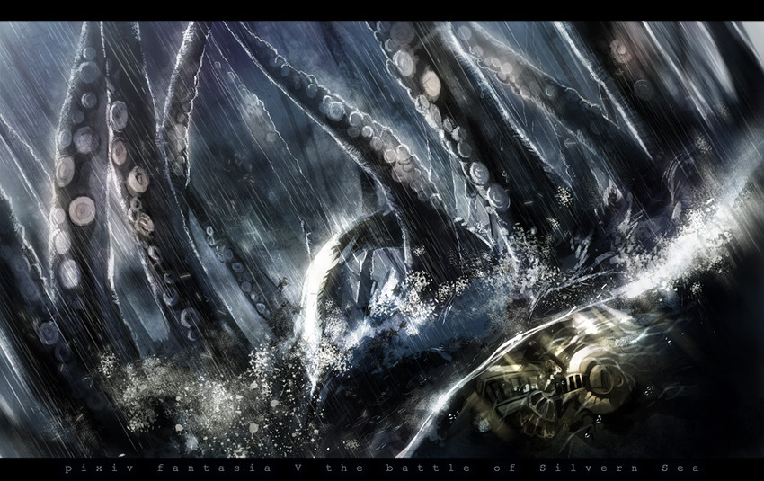 pixiv fantasia and 1 more drawn by kyoka_hatori