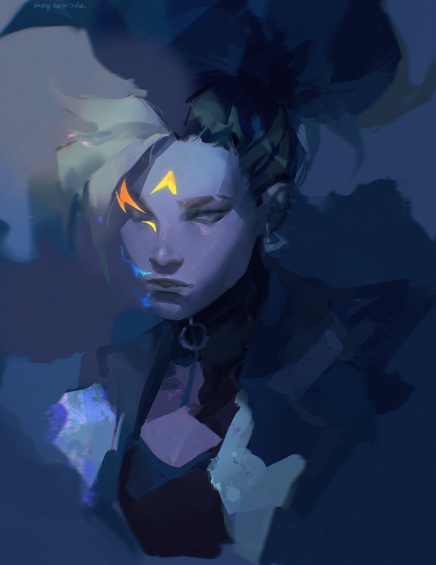 akali and k/da all out akali (league of legends) drawn by aina_(mayexplode)