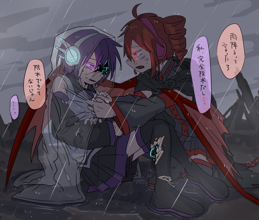 kasane teto and utane uta (utau) drawn by hato_no_mune_wo_momitai